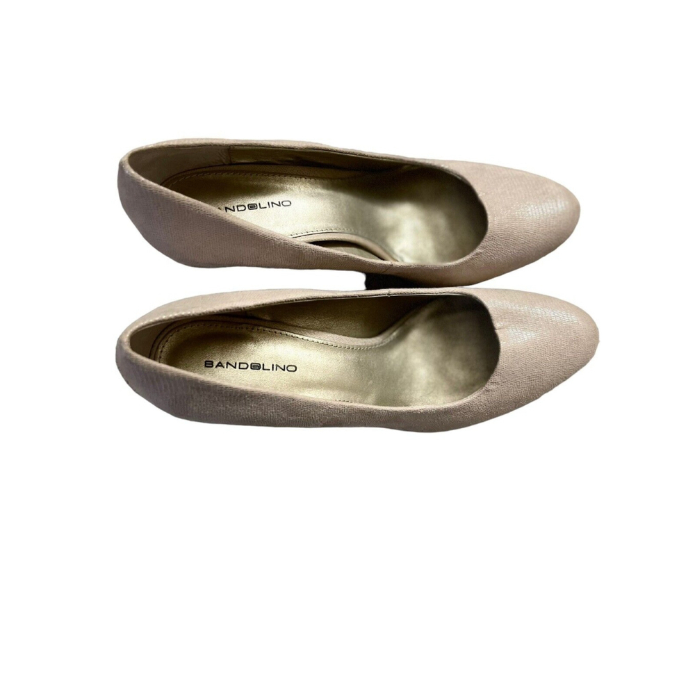 Bandolino Brayden Platform Pumps Women's Shoes Beige Size 9.5